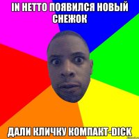 in hetto появился новый снежок дали кличку компакт-dick