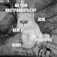 на чем настраиваться? AEM AEM 2 Power FC VEMS