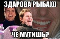 здарова РЫБА))) че мутишь?