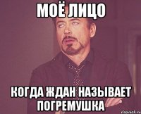 МОЁ ЛИЦО когда ждан называет ПОГРЕМУШКА