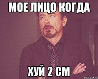 Мое лицо когда хуй 2 см