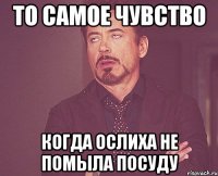 То самое чувство когда ослиха не помыла посуду