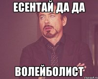 Есентай да да волейболист