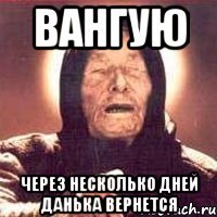 Вангую Через несколько дней Данька вернется
