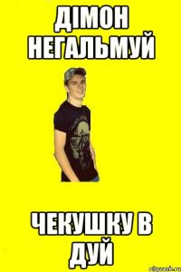 дімон негальмуй чекушку в дуй