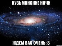 Кузьминские ночи ждем вас очень :3