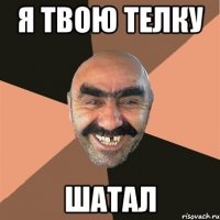 я твою телку шатал