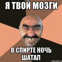 Я твой мозги В спирте ночь шатал