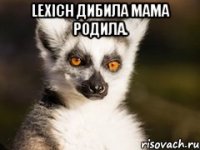 Lexich ДИБИЛА МАМА РОДИЛА. 