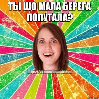 Ты шо мала берега попутала? 