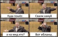 Куда пошёл Свали нахуй а на мид кто? Вот ебланы