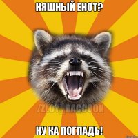Няшный енот? Ну ка погладь!