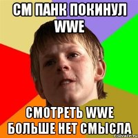 СМ Панк покинул WWE смотреть WWE больше нет смысла