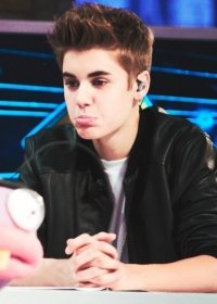 Создать мем Biebs
