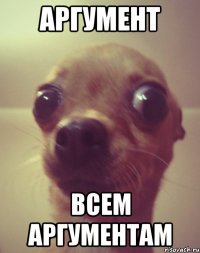 аргумент всем аргументам