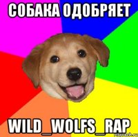 Собака одобряет Wild_Wolfs_rap