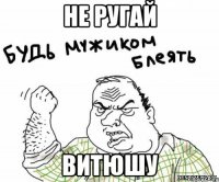 не ругай витюшу