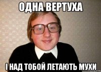 ОДНА ВЕРТУХА І НАД ТОБОЙ ЛЕТАЮТЬ МУХИ