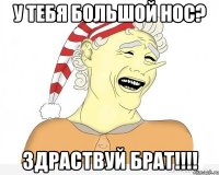 У тебя большой нос? Здраствуй брат!!!!