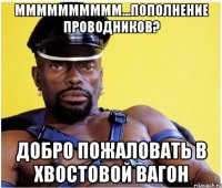 ММММММММММ...пополнение проводников? добро пожаловать в хвостовой вагон