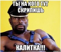 ты на кого тут скрипишь калитка!!!