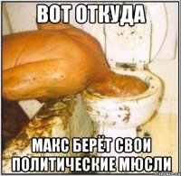 вот откуда макс берёт свои политические мюсли