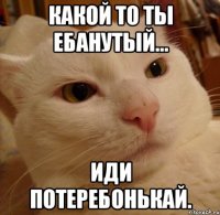 Какой то ты ебанутый... Иди потеребонькай.