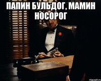 Папин бульдог, мамин носорог 