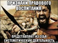 признаки правового воспитания: представляют из себя систематическую деятельность