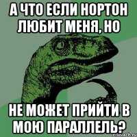 А что если Нортон любит меня, но не может прийти в мою параллель?