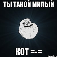 Ты такой милый Кот =-=