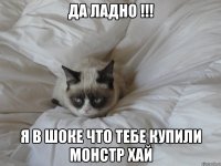 Да ладно !!! Я в шоке что тебе купили монстр хай