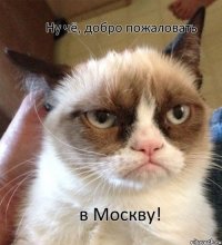 Ну чё, добро пожаловать в Москву!