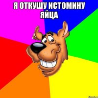 Я откушу истомину яйца 