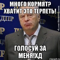 Много кормят? хватит это терпеть! Голосуй за меня!хд