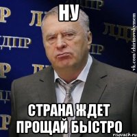 ну страна ждет прощай быстро