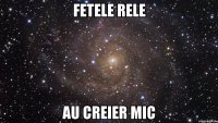 Fetele rele au creier mic