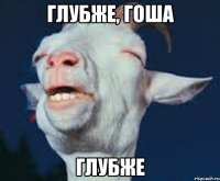 Глубже, Гоша ГЛУБЖЕ
