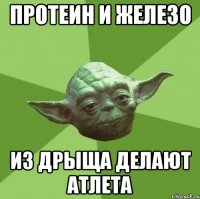 протеин и железо из дрыща делают атлета