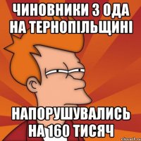 Чиновники з ОДА на Тернопільщині напорушувались на 160 тисяч