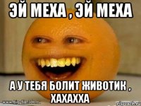 Эй Меха , Эй Меха А у тебя болит животик , хахахха