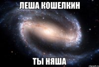 Леша Кошелкин ты няша