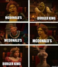 mcdonald's burger king mcdonald's mcdonald's burger king 