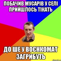 побачив мусарів у селі прийшлось тікать до ше у воєнкомат загрибуть