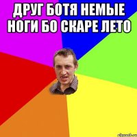 Друг ботя немые ноги бо скаре лето 