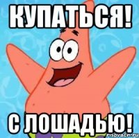 Купаться! С лошадью!