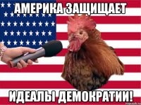 Америка защищает идеалы демократии!