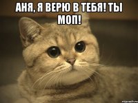 Аня, я верю в тебя! Ты МОП! 