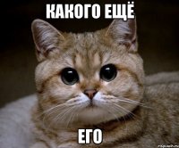 Какого ещё его