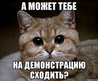 а может тебе на демонстрацию сходить?